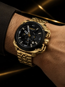 MEGA PROMOÇÃO 10BAR Banhado  Mostrador Preto Aço Inox 100% Funcional Luxo e Destaque + FRETE GRÁTIS