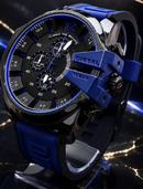 MEGA PROMOÇÃO 10BAR 100% Funcional Pulseira Azul com Marcação Luxo DESTAQUE + FRETE GRÁTIS