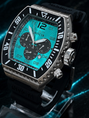 NOVIDADE  Invicta Pro Diver ORIGINAL Caixa em Aço Inoxidável Mostrador Turquesa Pulseira de Preta + FRETE GRÁTIS