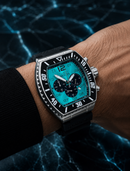 NOVIDADE  Invicta Pro Diver ORIGINAL Caixa em Aço Inoxidável Mostrador Turquesa Pulseira de Preta + FRETE GRÁTIS