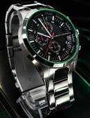 EXCLUSIVIDADE Armani Exchange modelo AX2163 Aço Inox Mostrador Preto Luxo e Sofisticação + Frete Grátis