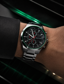 EXCLUSIVIDADE Armani Exchange modelo AX2163 Aço Inox Mostrador Preto Luxo e Sofisticação + Frete Grátis