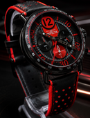 LANÇAMENTO Invicta Racing Chronograph  Preto Detalhes Vermelho Luxo e Sofisticação + FRETE GRÁTIS