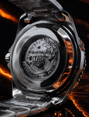 MEGA PROMOÇÃO Relógio Tag Aquaracer Professional Mostrador Laranja Aço Inox e Fundo de Vidro Luxo e Destaque + FRETE GRÁTIS