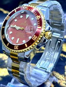 Relógio Masculino Oyster Perpetual Submariner Misto com Marrom Luxo Prova D’água + FRETE GRÁTIS