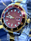 Relógio Masculino Oyster Perpetual Submariner Misto com Marrom Luxo Prova D’água + FRETE GRÁTIS