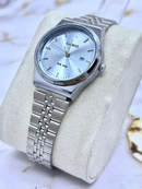 MEGA PROMOÇÃO Relógio Casio Feminino Prata Mostrador Azul Claro