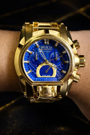 MEGA PROMOÇÃO Relógio Invicta Zeus Magnum Robustão Banhado Mostrador Azul Prova D’água + FRETE GRÁTIS