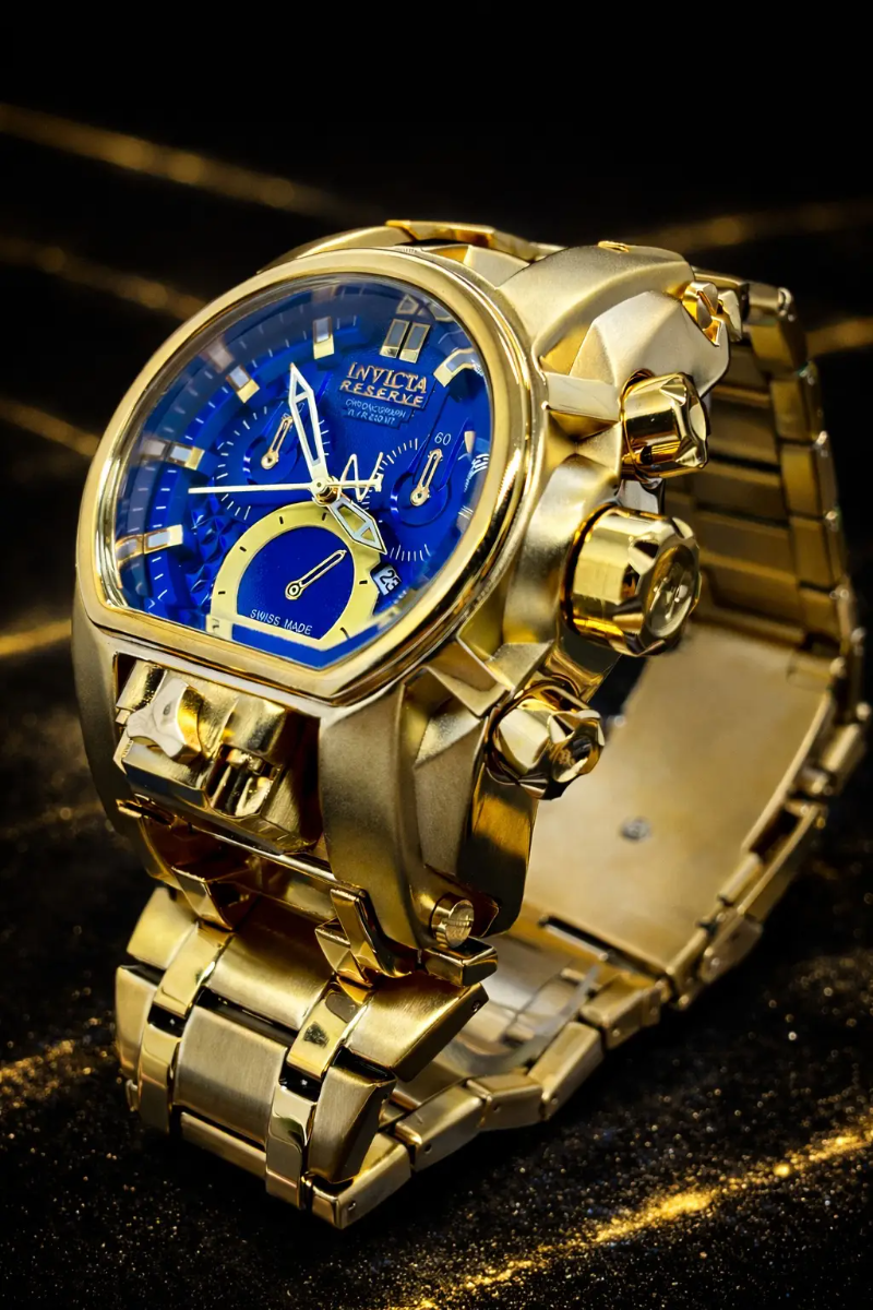 MEGA PROMOÇÃO Relógio Invicta Zeus Magnum Robustão Banhado Mostrador Azul Prova D’água + FRETE GRÁTIS