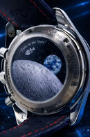 MEGA PROMOÇÃO Relógio Omeg Speedmaster “Silver Snoopy Award” 50th Anniversary  100% Funcional + Pulseira Azul Luxo e Destaque + FRETE GRÁTIS