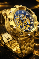 NOVIDADE 2026 Relógio Invicta Venom Hybrid Skeleton Todo Dourado Mostrador Detalhes + Banhado  Luxo e Destaque + FRETE GRÁTIS