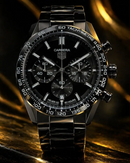 MEGA PROMOÇÃO Relógio Tag Carrera Todo Preto em Aço Inox Absurdamente Luxuoso e Sofisticado + FRETE GRÁTIS