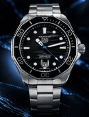 MEGA PROMOÇÃO Relógio Tag Aquaracer Professional Mostrador Preto Fundo de Vidro Luxo e Destaque + FRETE GRÁTIS