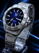 Relógio Tag Aquaracer Professional Mostrador Azul Aço Inox e Fundo de Vidro Luxo e Destaque + FRETE GRÁTIS