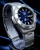 Relógio Tag Aquaracer Professional Mostrador Azul Aço Inox e Fundo de Vidro Luxo e Destaque + FRETE GRÁTIS