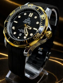 MEGA PROMOÇÃO Relógio Omeg Snoop SpeedMaster Fundo de Vidro Funcional Luxo e Destaque + FRETE GRÁTIS