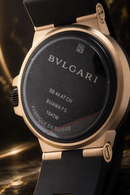 MEGA PROMOÇÃO Relógio BVG Diagono Titanium Pulseira Silicone Preta Caixa Bronze 100% FUNCIONAL  Luxo e Destaque + FRETE GRÁTIS