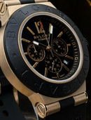 MEGA PROMOÇÃO Relógio BVG Diagono Titanium Pulseira Silicone Preta Caixa Bronze 100% FUNCIONAL  Luxo e Destaque + FRETE GRÁTIS