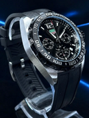 MEGA PROMOÇÃO Relógio Tag Fórmula 1 Pulseira Preta Extremamente Luxuoso e de Destaque + FRETE GRÁTIS