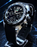 MEGA PROMOÇÃO Relógio Tag Fórmula 1 Pulseira Preta Extremamente Luxuoso e de Destaque + FRETE GRÁTIS