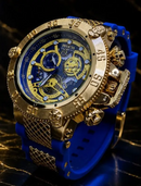 MEGA PROMOÇÃO Relógio Invicta Subaqua Noma III Pulseira Silicone Azul Luxo e Destaque + FRETE GRÁTIS