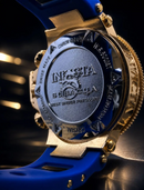 MEGA PROMOÇÃO Relógio Invicta Subaqua Noma III Pulseira Silicone Azul Luxo e Destaque + FRETE GRÁTIS
