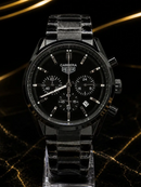 MEGA PROMOÇÃO Relógio Tag Carrera 42mm All Black em Aço Inox Absurdamente Luxuoso e Sofisticado + FRETE GRÁTIS