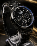 MEGA PROMOÇÃO Relógio Tag Carrera 42mm All Black em Aço Inox Absurdamente Luxuoso e Sofisticado + FRETE GRÁTIS