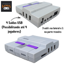Game Console Retro Super Nintendo 3D Games 150 Mil Jogos Classicos Com 2 Controles