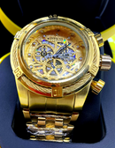 Invicta Zeus Bolt Skeleton Banhado PROVA D’ÁGUA + 2 BRINDES + FRETE GRÁTIS